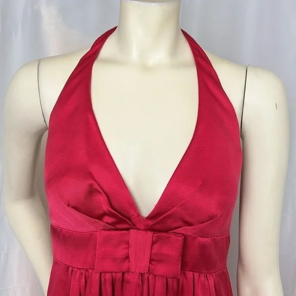 Kay Unger vintage silk halter cocktail dress